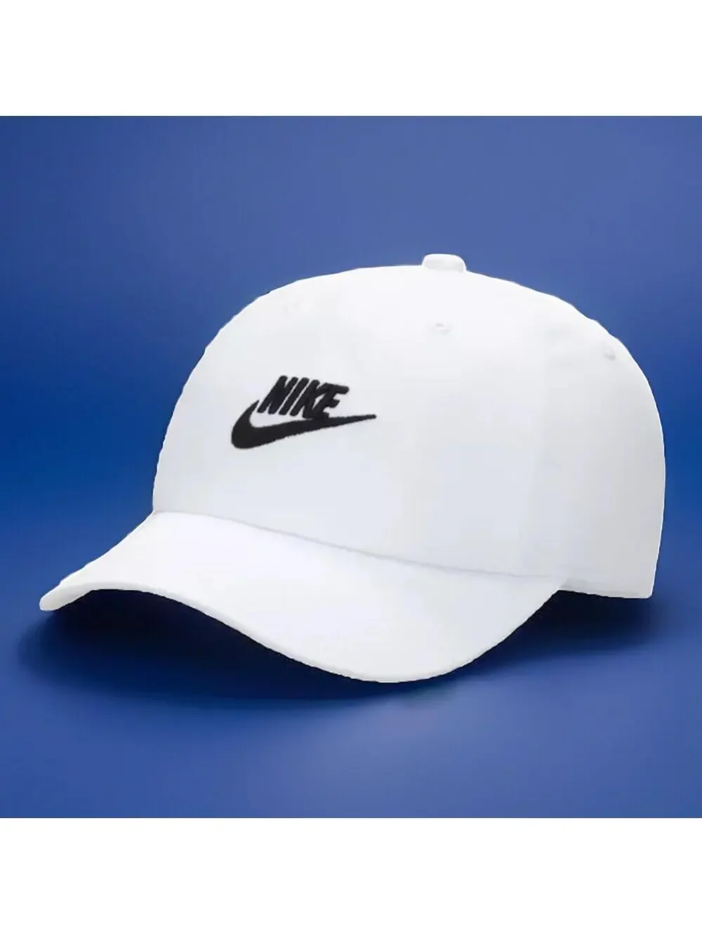 Unisex Child Nike Logo Swoosh Cap Adjustable Hat White 4-7
